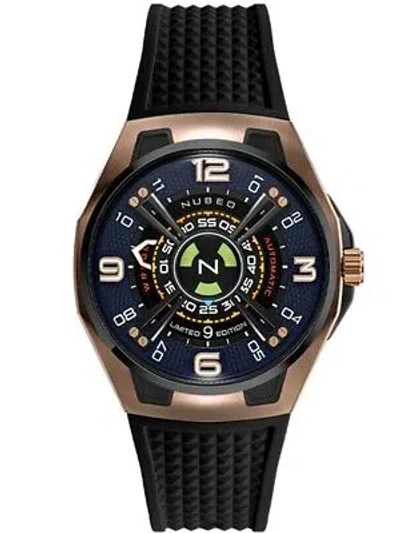 Pre-owned Nubeo Nb-6094-01 Mens Watch Oao Automatic Limited Edition 44mm 5atm