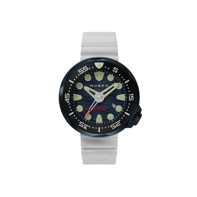 Nubeo Ventana Automatic Blue Dial Men's Watch Nb-6046-0b In Metallic