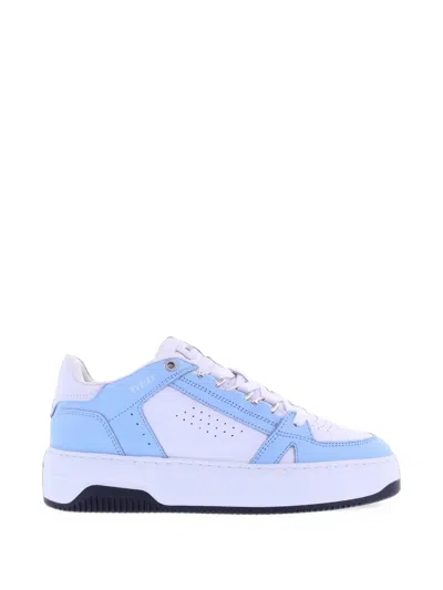 Nubikk Basket Buxton Round-toe Low-top Sneakers In Blue