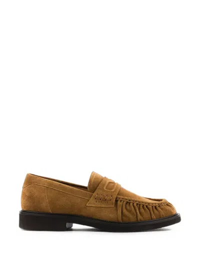 Nubikk Jones Mio Suede Loafers In Brown