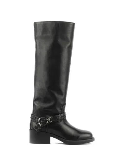 Nubikk Lizzy Lynn Braided Boots In Black