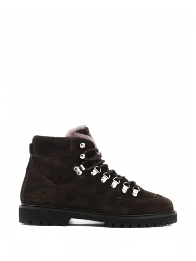 Nubikk Logan Chad Fur Boots In Brown