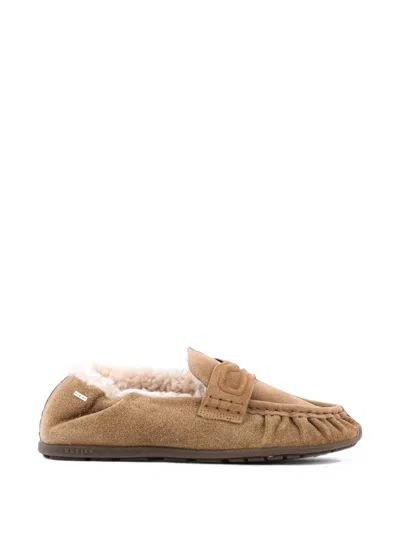 Nubikk Riley Mio Suede Loafers In Brown