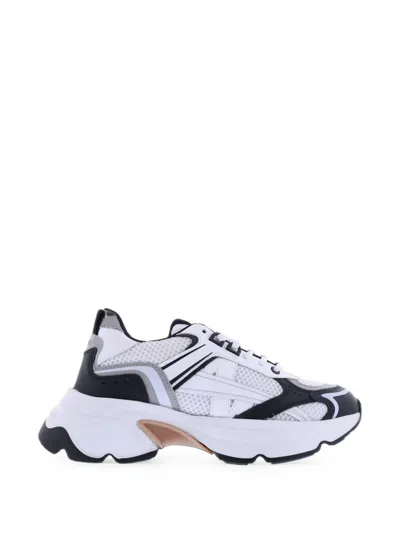 Nubikk Ross Nomad Leather-panelled Sneakers In White