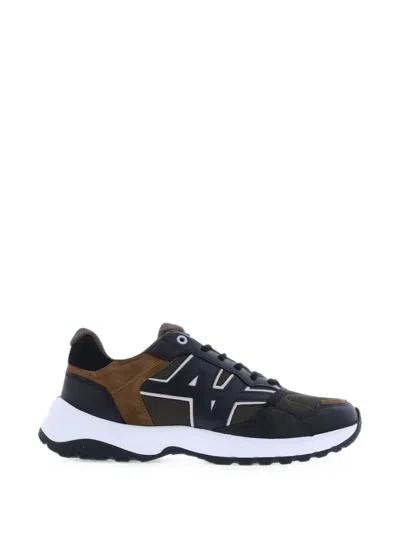Nubikk Ross Trek Edge Panelled Sneakers In Multi