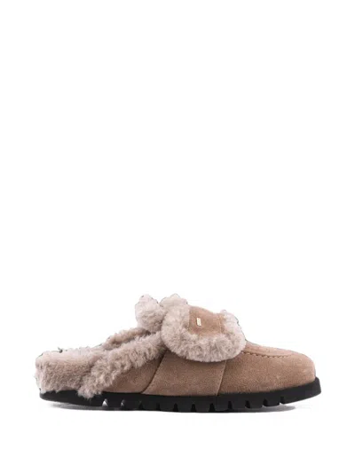 Nubikk Teddy Furry Slip-on Slippers In Multi
