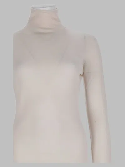 Nude 100% Wool Sweater For Women In Neutral