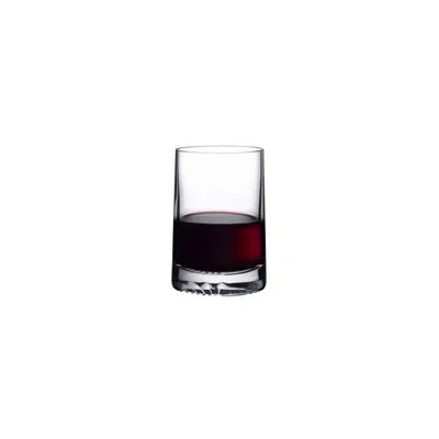 Nude Alba Set Of 2 Whiskey Lead Free Crystal Dof Glasses In Clear