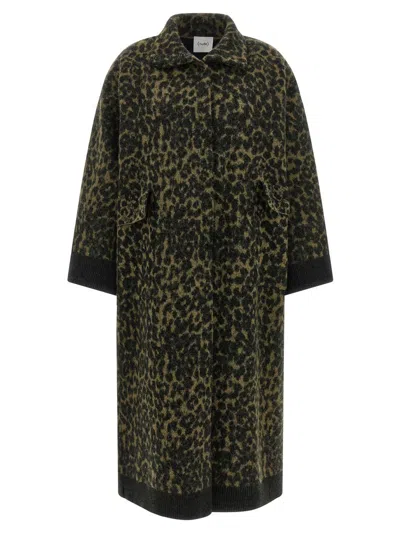 NUDE NUDE ANIMALIER COAT