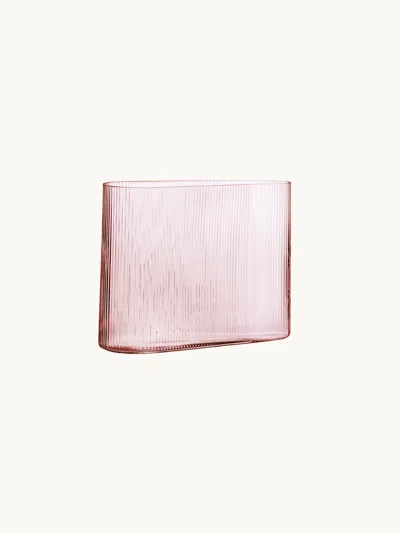 Nude B2b Usa Dusty Rose Mist Vase Wide In Pink