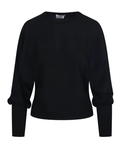 Nude Balloon-sleeve Sweater In Black