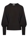 Nude Balloon-sleeve Sweater In Brown