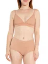 Nude Barre Mesh Bralette In 8am Pink
