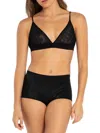 Nude Barre Women's Mesh Bralette In Black