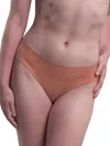 Nude Barre Women's Scalloped Thong In Peach