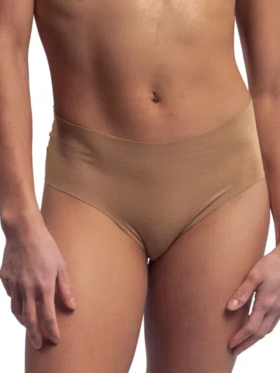 Nude Barre Women's Solid Bikini Briefs In 10am Beige