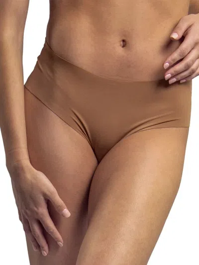 Nude Barre Women's Solid Bikini Briefs In 11am Beige