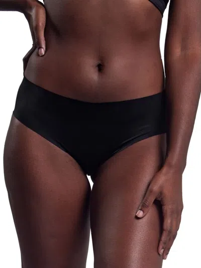 Nude Barre Women's Solid Bikini Briefs In Black