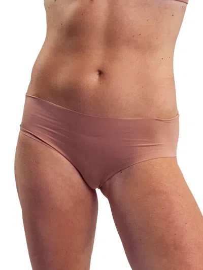 Nude Barre Women's Solid Bikini Briefs In 8am Pink