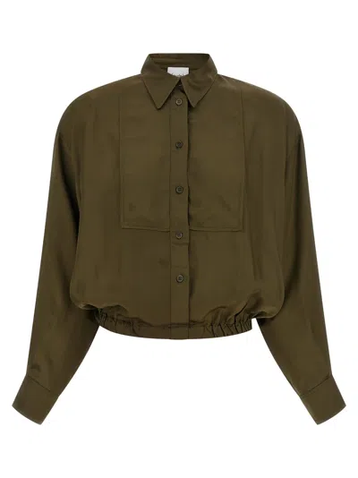 Nude Bicolor Viscose Women's Blouse