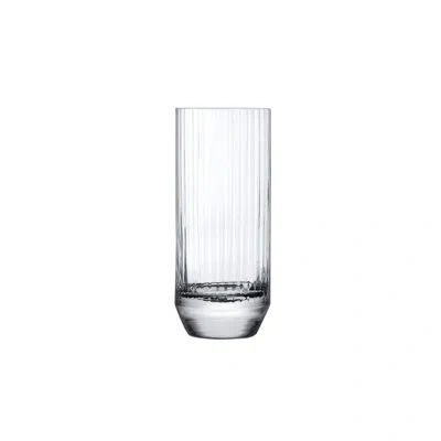 Nude Big Top 4 - Piece Crystal High Ball Glass Set In Clear