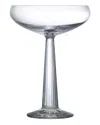 Nude Big Top Coupe Glasses, Set Of 2 In Clear