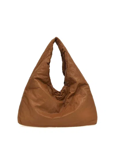 Nude Knit Hobo Shoulder Bag