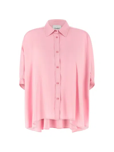 Nude Buttoned Shirt In Pink