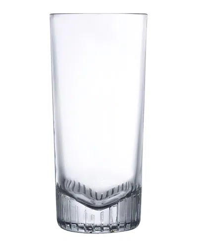 Nude Caldera High Ball Glasses, Set Of 4 In Transparent
