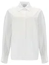 Nude Camicia Con Inserti In Pizzo In White