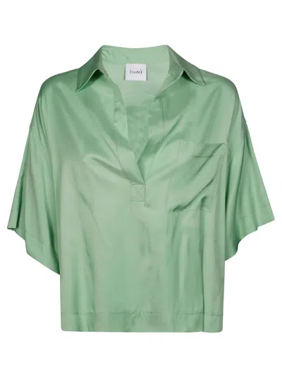 Nude Camicia In Green