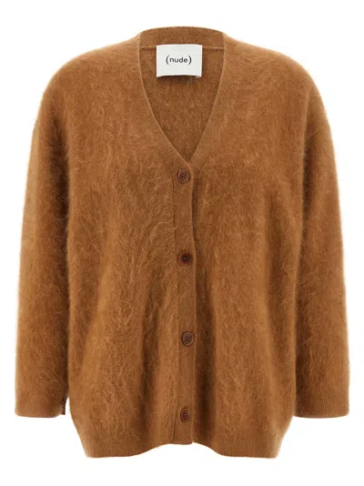 Nude Cashmere Cardigan In Brown