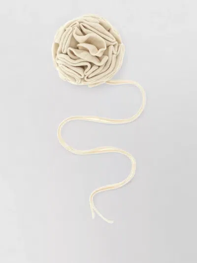 Nude Cashmere-blend Knitted Hair Pin