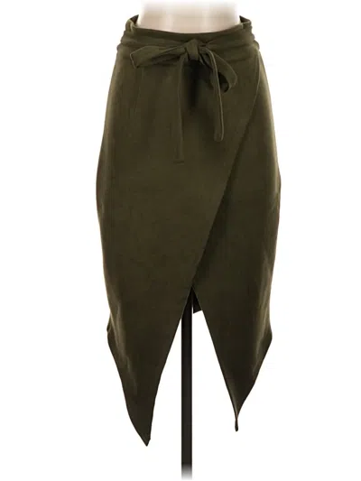Pre-owned Nude Casual Skirt In Green