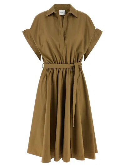 Nude Chemisier Dress In Brown