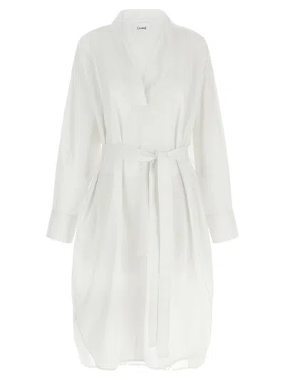 Nude Chemisier Dress In White
