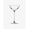 Nude Clear Savage Crystal Coupetini Glasses Set Of Two In Transparent