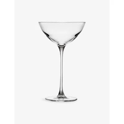 Nude Clear Savage Crystal Coupetini Glasses Set Of Two In Transparent