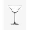 Nude Clear Vintage Crystal Margarita Glasses Set Of Two In Transparent