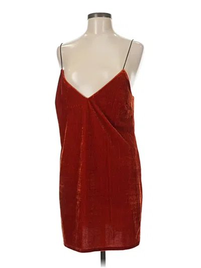 Nude Cocktail Dress In Burgundy