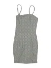 Nude Cocktail Dress In Gray