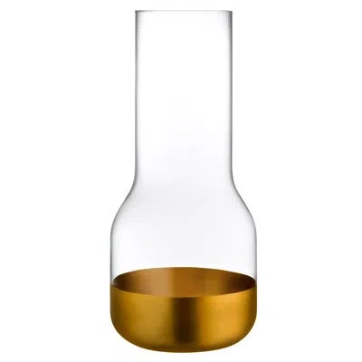 Nude Contour Lead Free Crystal Table Vase In Copper Base