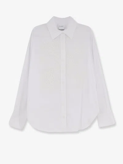 Nude Cotton Shirt In Multi