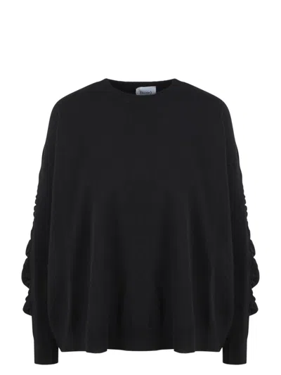 Nude Crew Neck Knit In Black