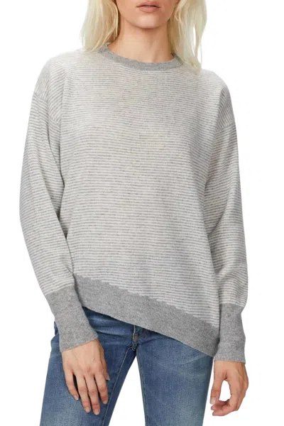 Nude Crew Neck Sweater In Grey/off White In Gray