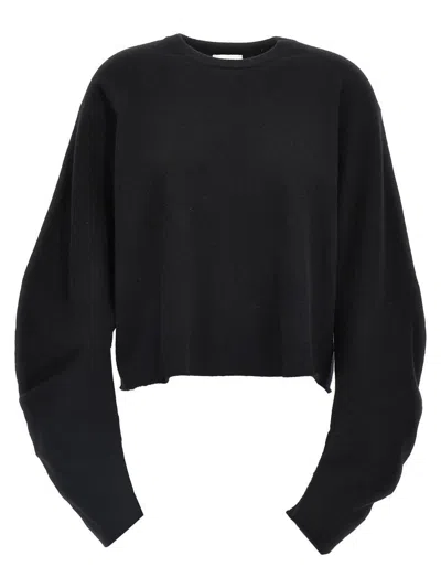 Nude Crewneck Sweater In Black