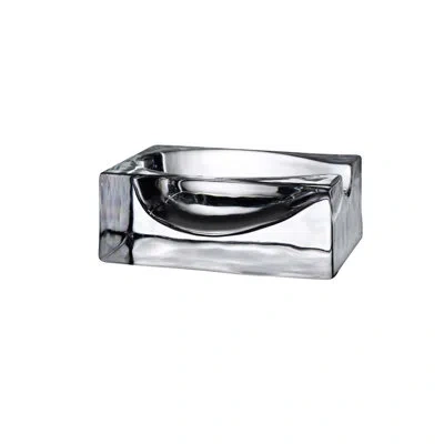 Nude Cruet Lead Free Crystal Spoon Rest In Clear,black
