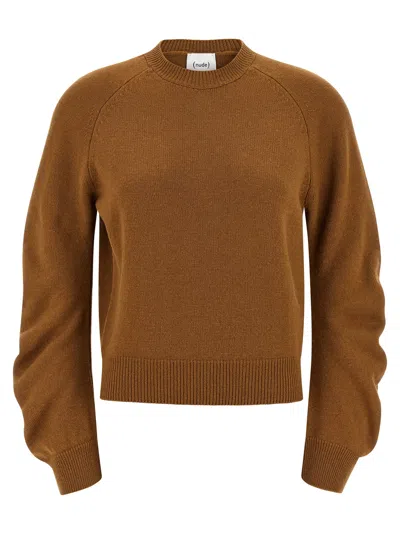 NUDE NUDE CURVED SLEEVE SWEATER