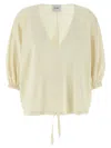 Nude Drawstring Sweatshirt