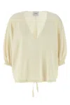 Nude Drawstring Sweatshirt In Neutral